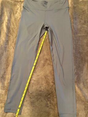 90 Degree By Reflex Light Grey High-Waist Performance Leggings